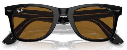 Ray-Ban 2140 Original Wayfarer Black On Transparent Brown RB2140 129433 (54)