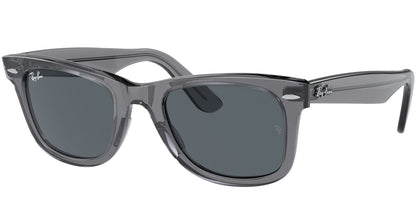Ray-Ban 2140 Original Wayfarer Transparent Grey Blue RB2140 6773R5 (50)