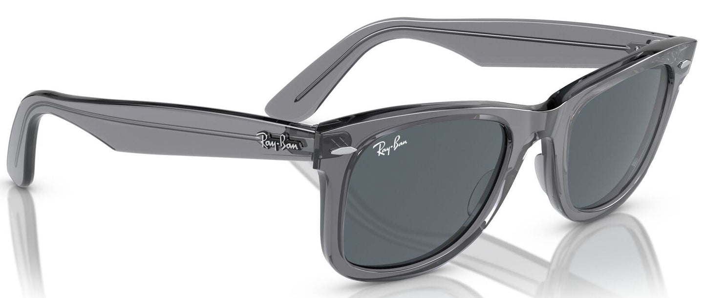 Ray-Ban 2140 Original Wayfarer Transparent Grey Blue RB2140 6773R5 (50)