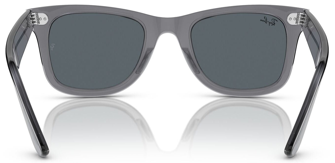 Ray-Ban 2140 Original Wayfarer Transparent Grey Blue RB2140 6773R5 (50)