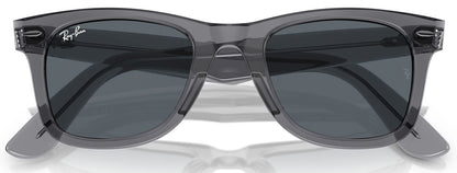 Ray-Ban 2140 Original Wayfarer Transparent Grey Blue RB2140 6773R5 (50)