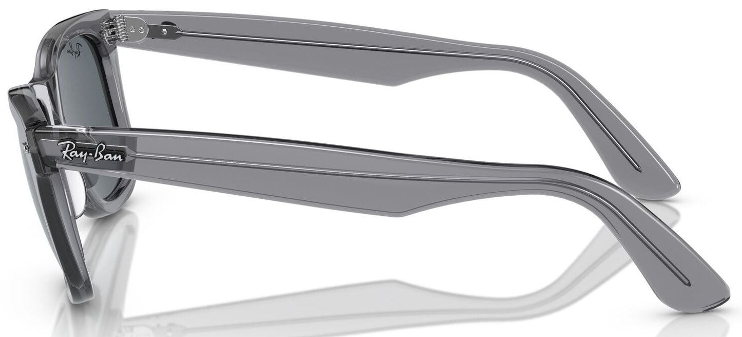 Ray-Ban 2140 Original Wayfarer Transparent Grey Blue RB2140 6773R5 (50)