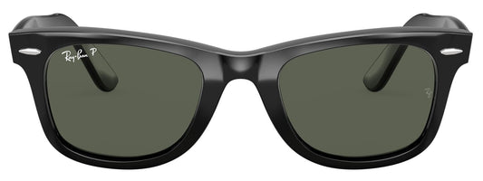 Ray-Ban 2140 Original Wayfarer Polarised Black Green RB2140 901/58 (50)
