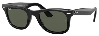 Ray-Ban 2140 Original Wayfarer Polarised Black Green RB2140 901/58 (50)