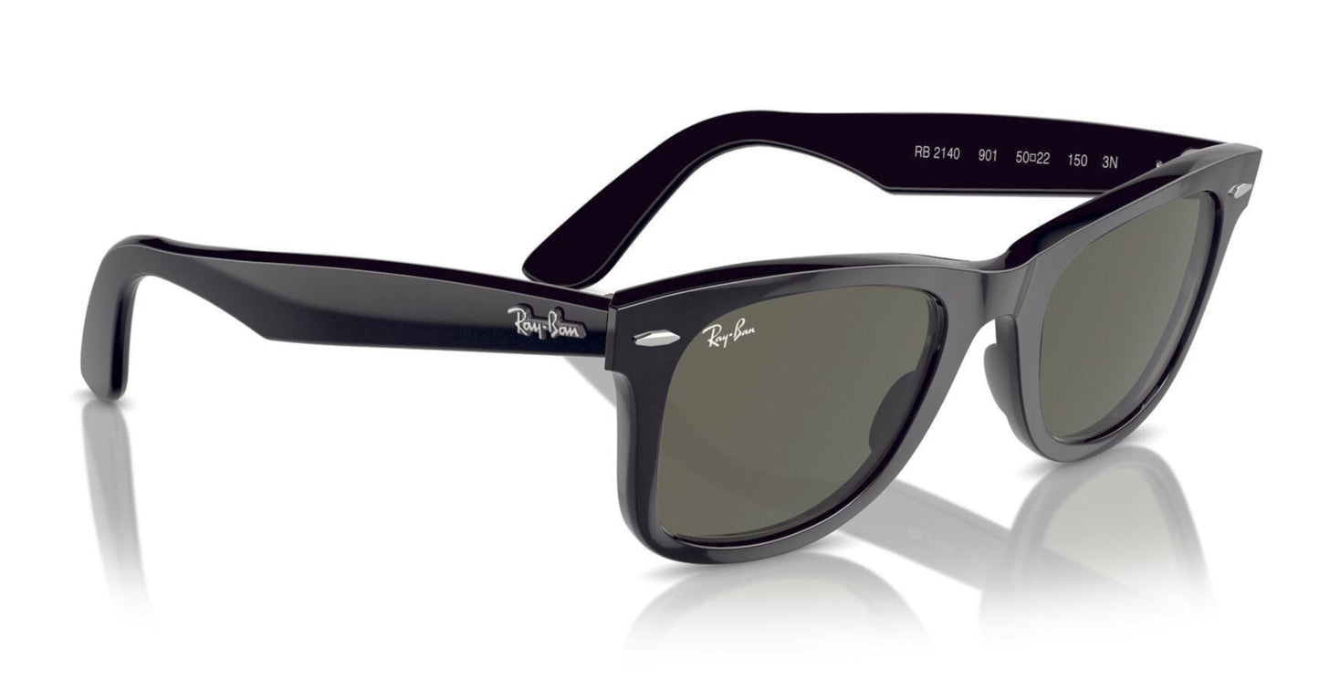 Ray-Ban Original Wayfarer 2140 (50) Black Green (2140 901 50)