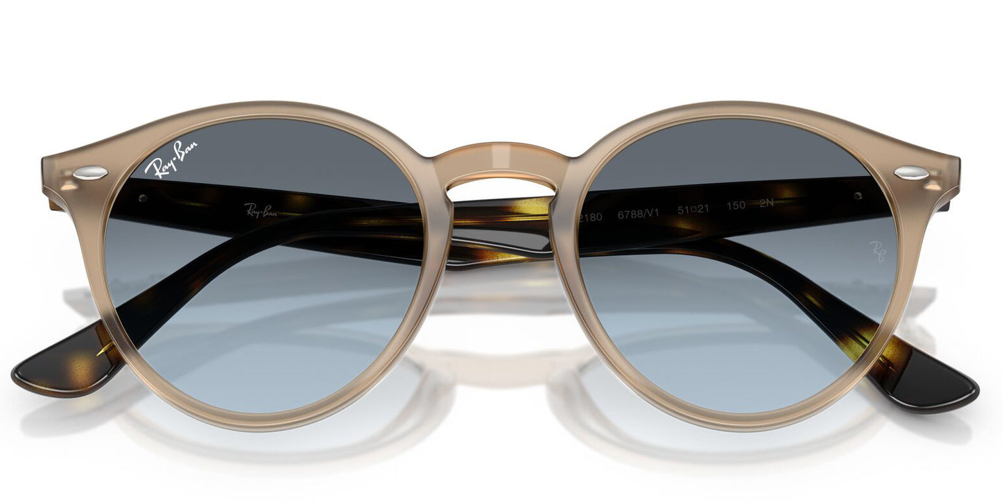 Ray-Ban 2180 Turtledove Blue Grey Gradient RB2180 6788V1 (49)