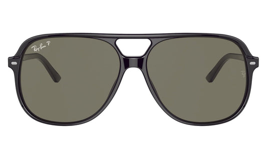 Ray-Ban Bill 2198 Polarised Shiny Black Green (2198 901/58)