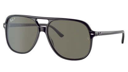 Ray-Ban Bill 2198 Polarised Shiny Black Green (2198 901/58)