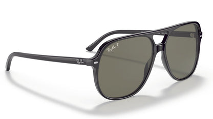 Ray-Ban Bill 2198 Polarised Shiny Black Green (2198 901/58)