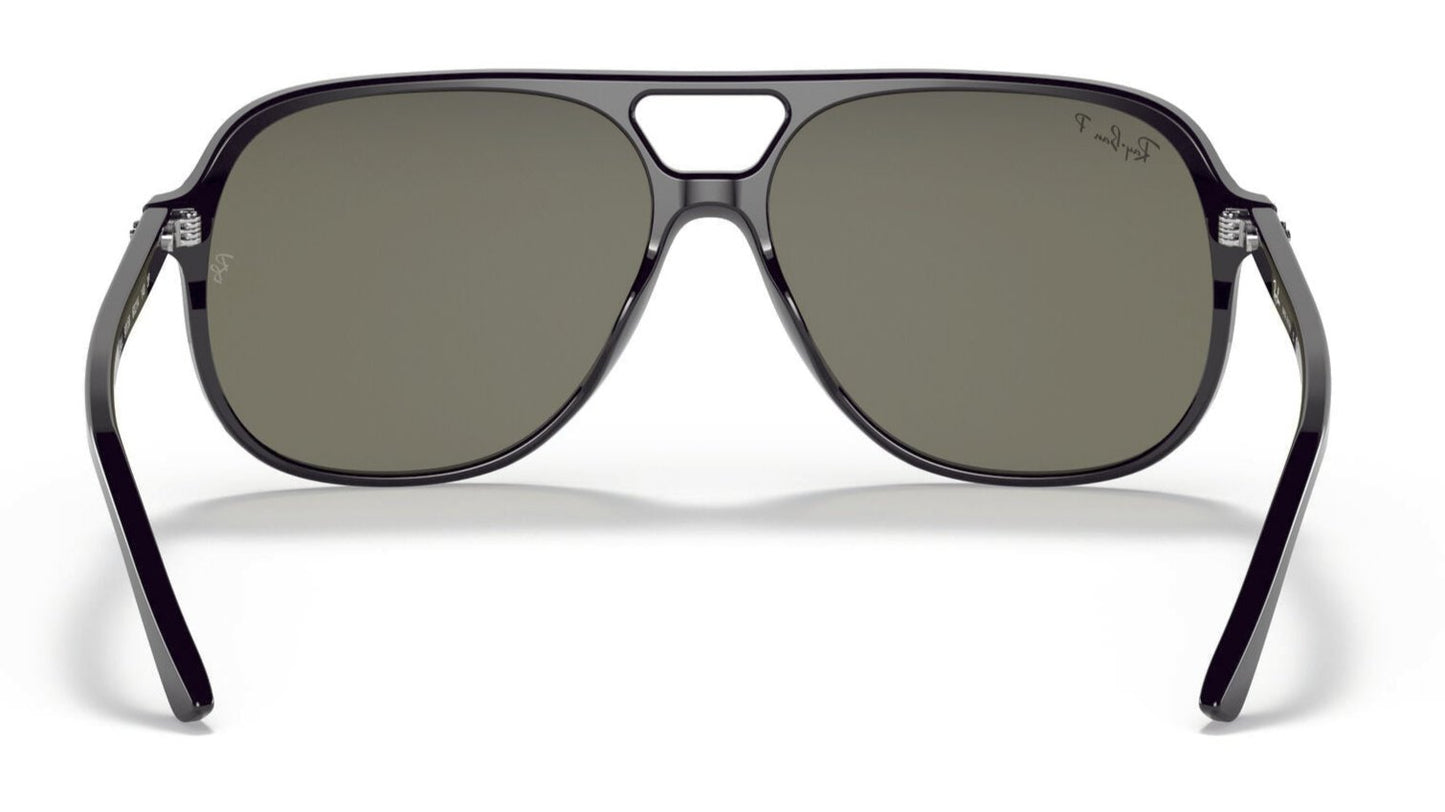 Ray-Ban Bill 2198 Polarised Shiny Black Green (2198 901/58)