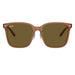 Ray-Ban 2206D Transparent Brown Dark Brown RB2206D 663673 (57)