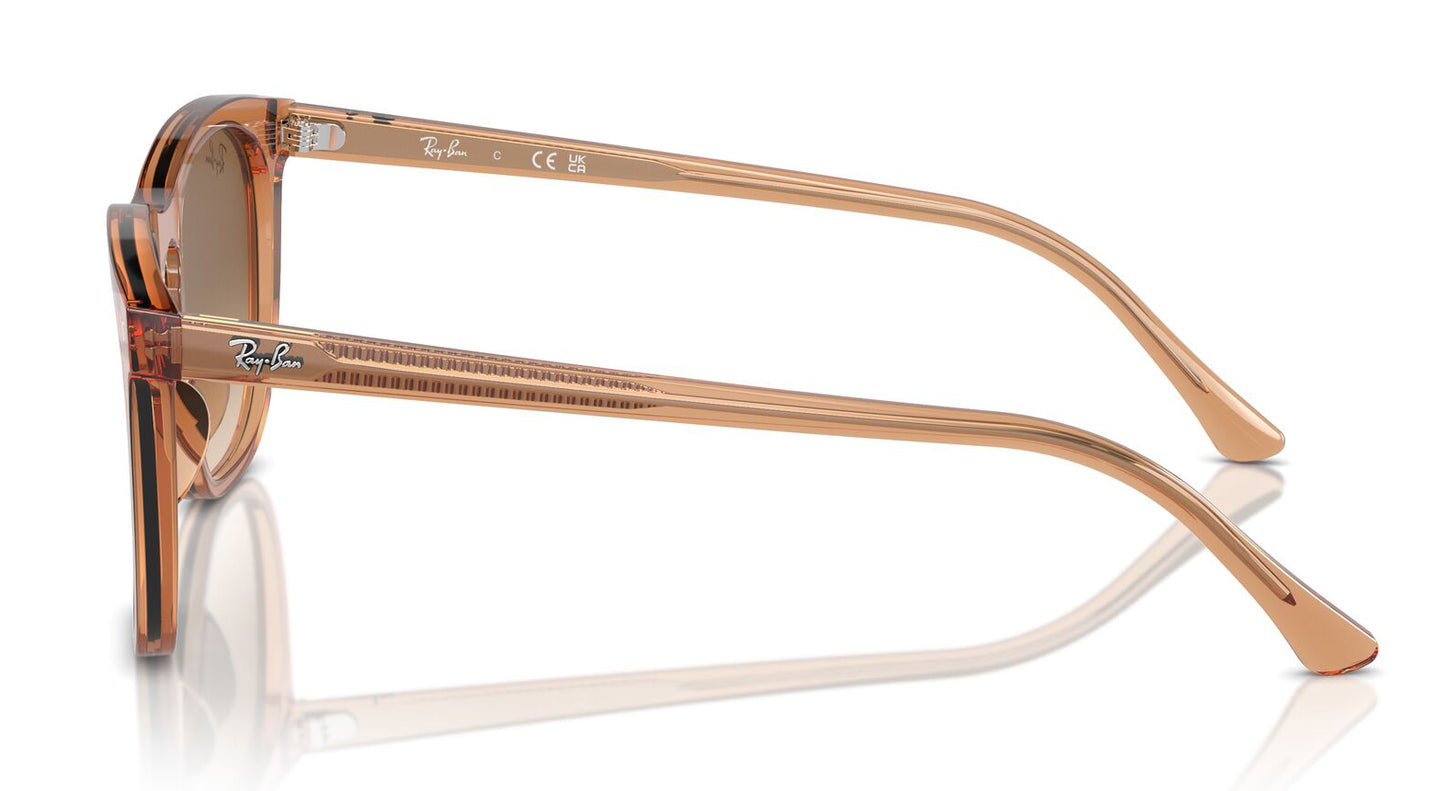 Ray-Ban 2210 Transparent Brown Clear Brown Gradient RB2210 676451 (53)