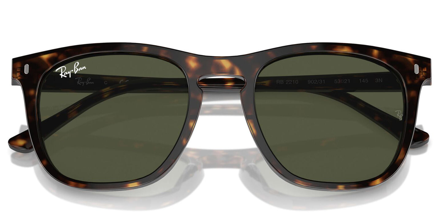 Ray-Ban 2210 Havana Green RB2210 902/31 (53)