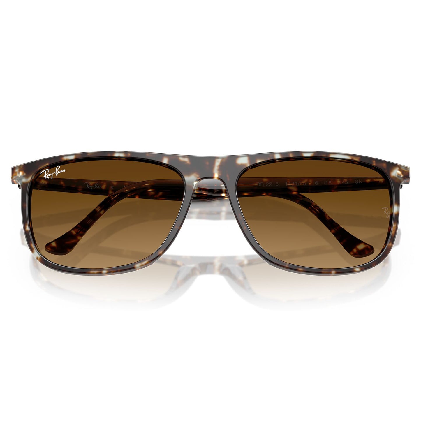 Ray-Ban 2216 Havana Yellow Tortoiseshell Brown Gradient RB2216 143185 (58)