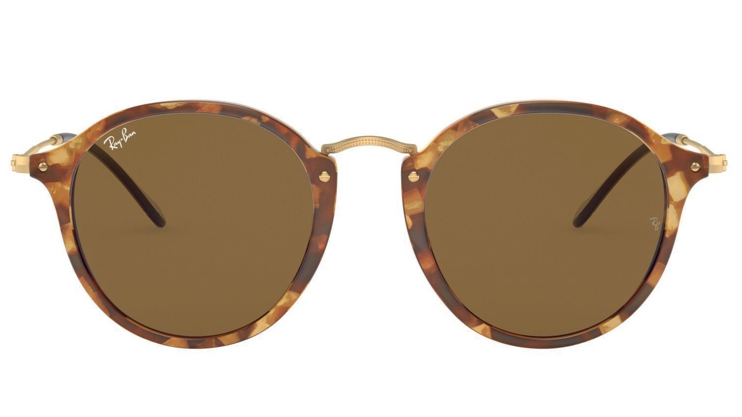 Ray-Ban outlet RB2447 Round Fleck Sunglasses 49mm