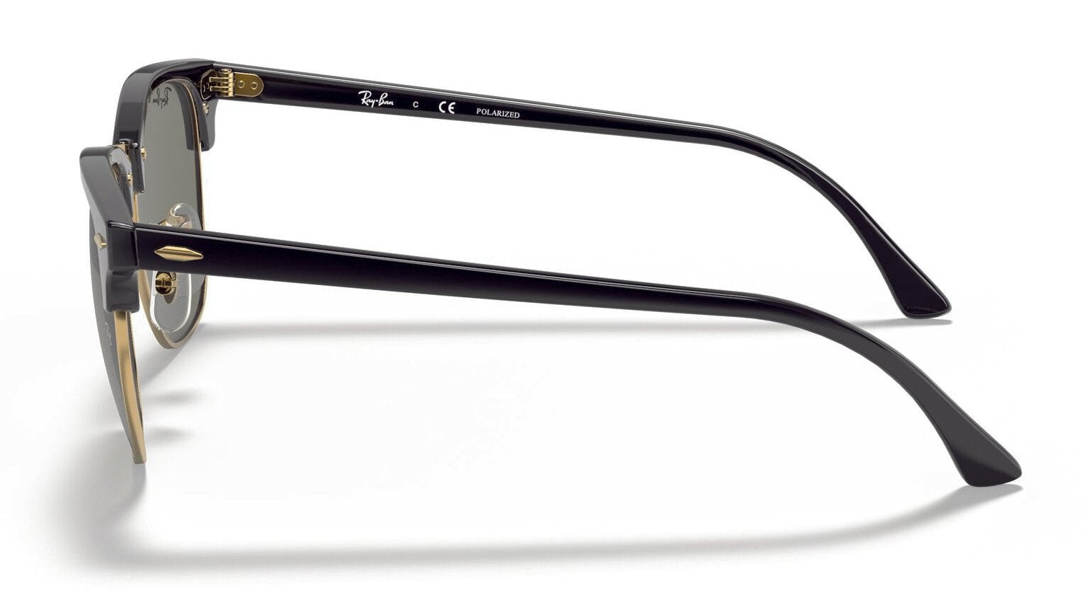 Ray-Ban 3016F Clubmaster Polarised Black Crystal Green RB3016F 901