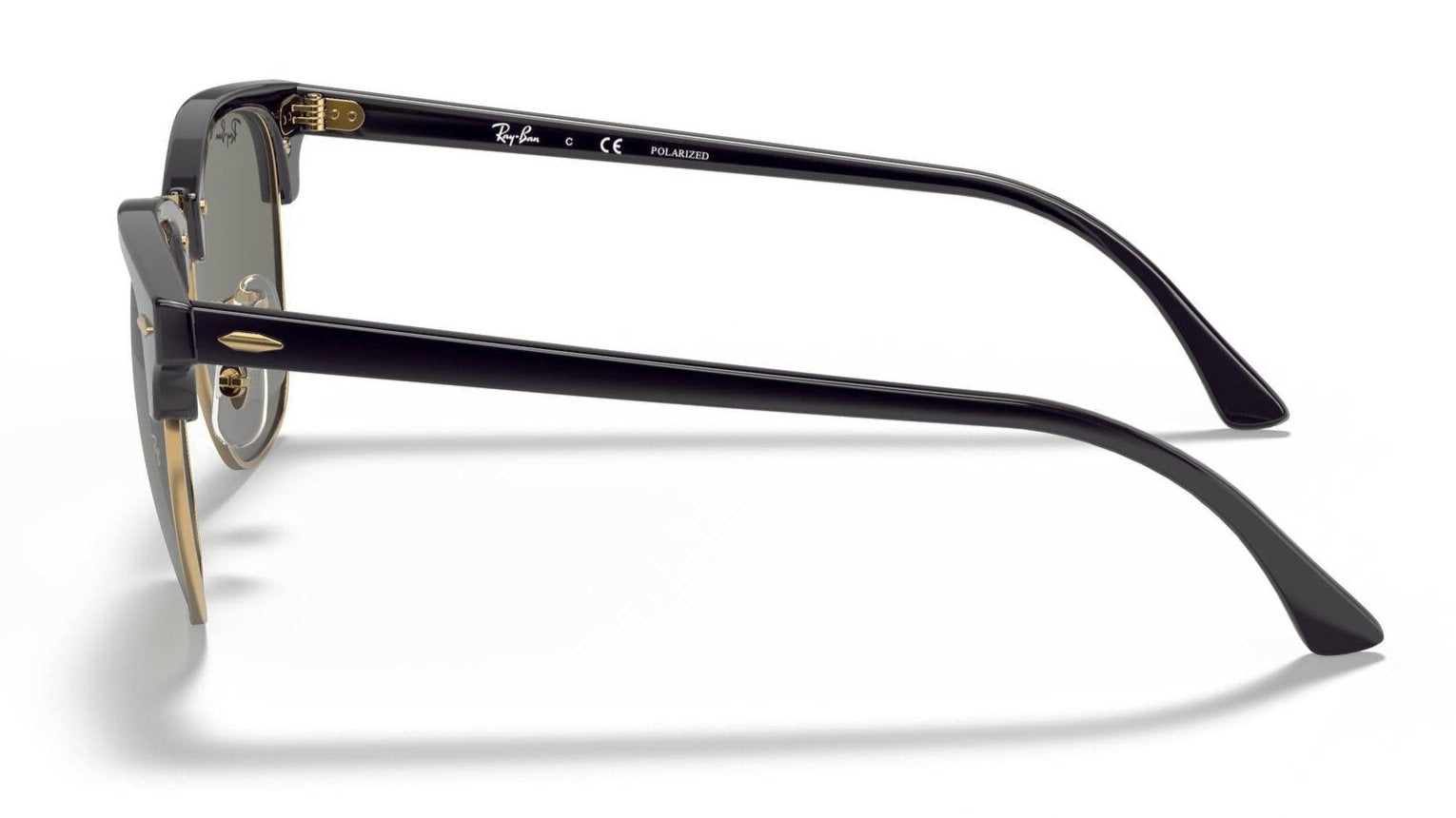 Ray Ban 3016 Clubmaster Polarised Black Crystal Green RB3016 901