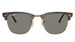 Ray-Ban Clubmaster 3016F Polarised Red Havana Crystal Green (3016F 990/58) (55)