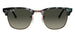 Ray-Ban Clubmaster 3016 Grey Green Grey Gradient RB3016 125571 (51)