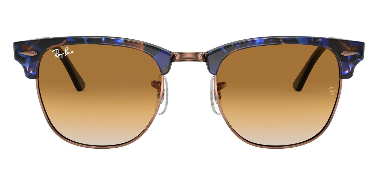 Ray Ban 3016 Clubmaster Brown Blue Light Brown Gradient RB3016 125651 (51)
