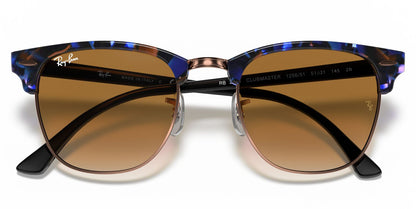 Ray Ban 3016 Clubmaster Brown Blue Light Brown Gradient RB3016 125651 (51)