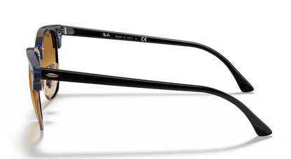 Ray Ban 3016 Clubmaster Brown Blue Light Brown Gradient RB3016 125651 (51)