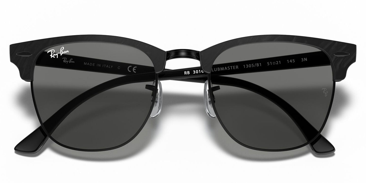 Ray Ban 3016 Clubmaster Black Dark Grey RB3016 1305B1 (51)