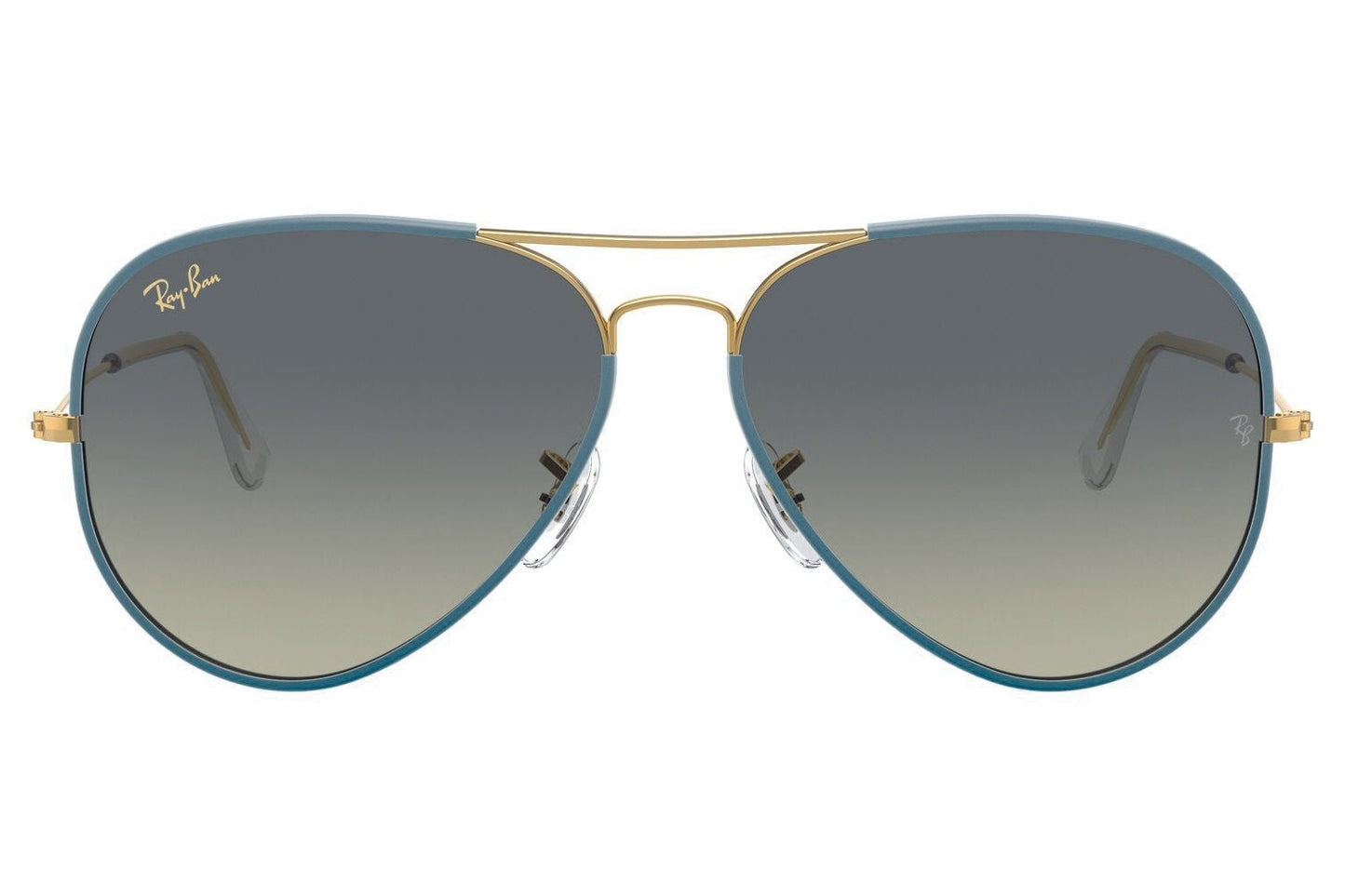 Ray-Ban Aviator 3025 Petroleum on Legend Gold Green Gradient (3025JM 9196BH)