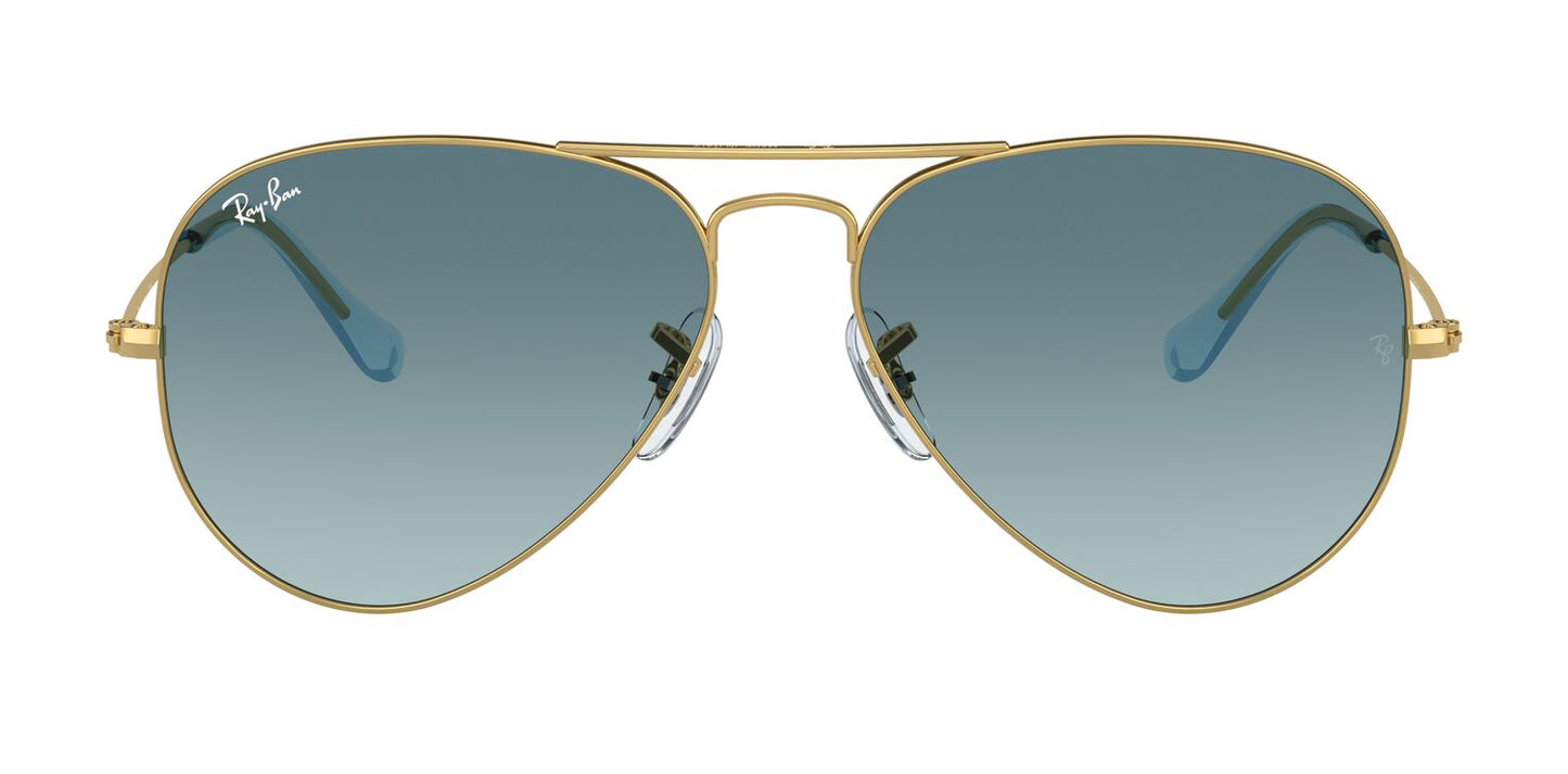 Ray-Ban Aviator 3025 Gold Blue Gradient RB3025 001/3M (62)