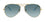 Ray-Ban Aviator 3025 Gold Blue Gradient RB3025 001/3M (62)