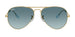 Ray-Ban Aviator 3025 Gold Blue Gradient RB3025 001/3M (62)