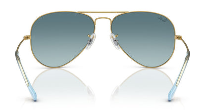 Ray-Ban Aviator 3025 Gold Blue Gradient RB3025 001/3M (62)