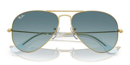 Ray-Ban Aviator 3025 Gold Blue Gradient RB3025 001/3M (62)