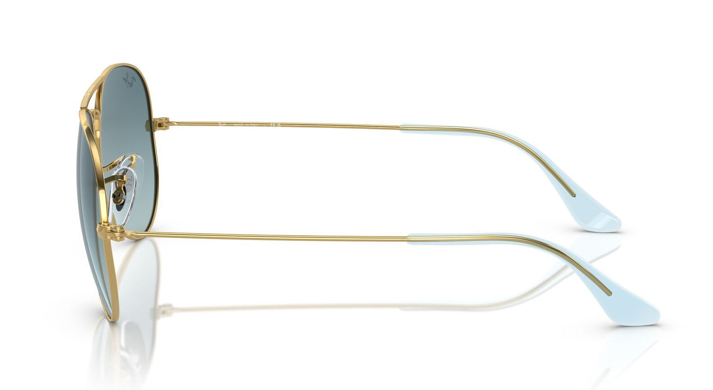 Ray-Ban Aviator 3025 Gold Blue Gradient RB3025 001/3M (62)