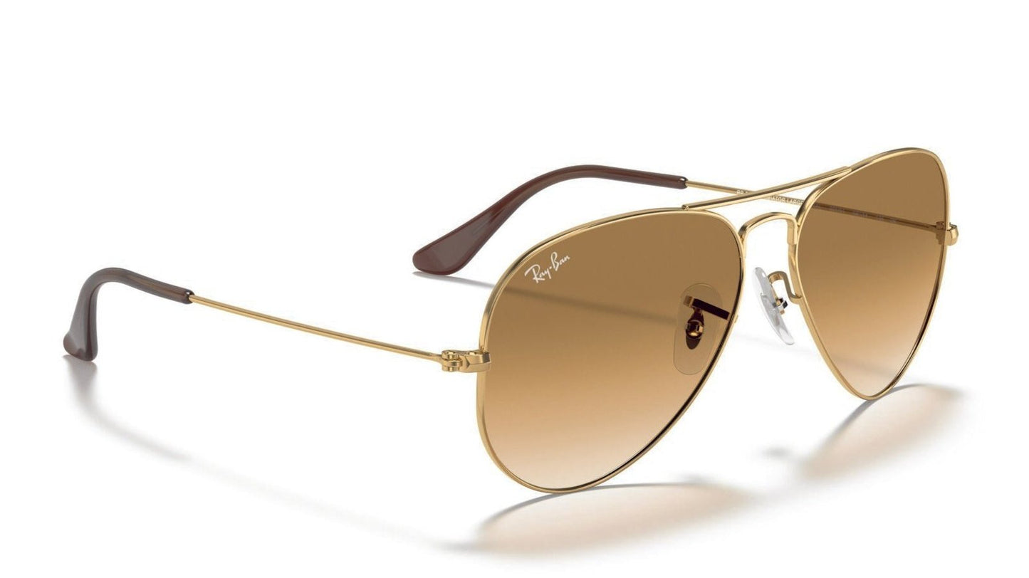 Ray-Ban Aviator 3025 (62) Gold Brown Gradient (3025 001/51 62)