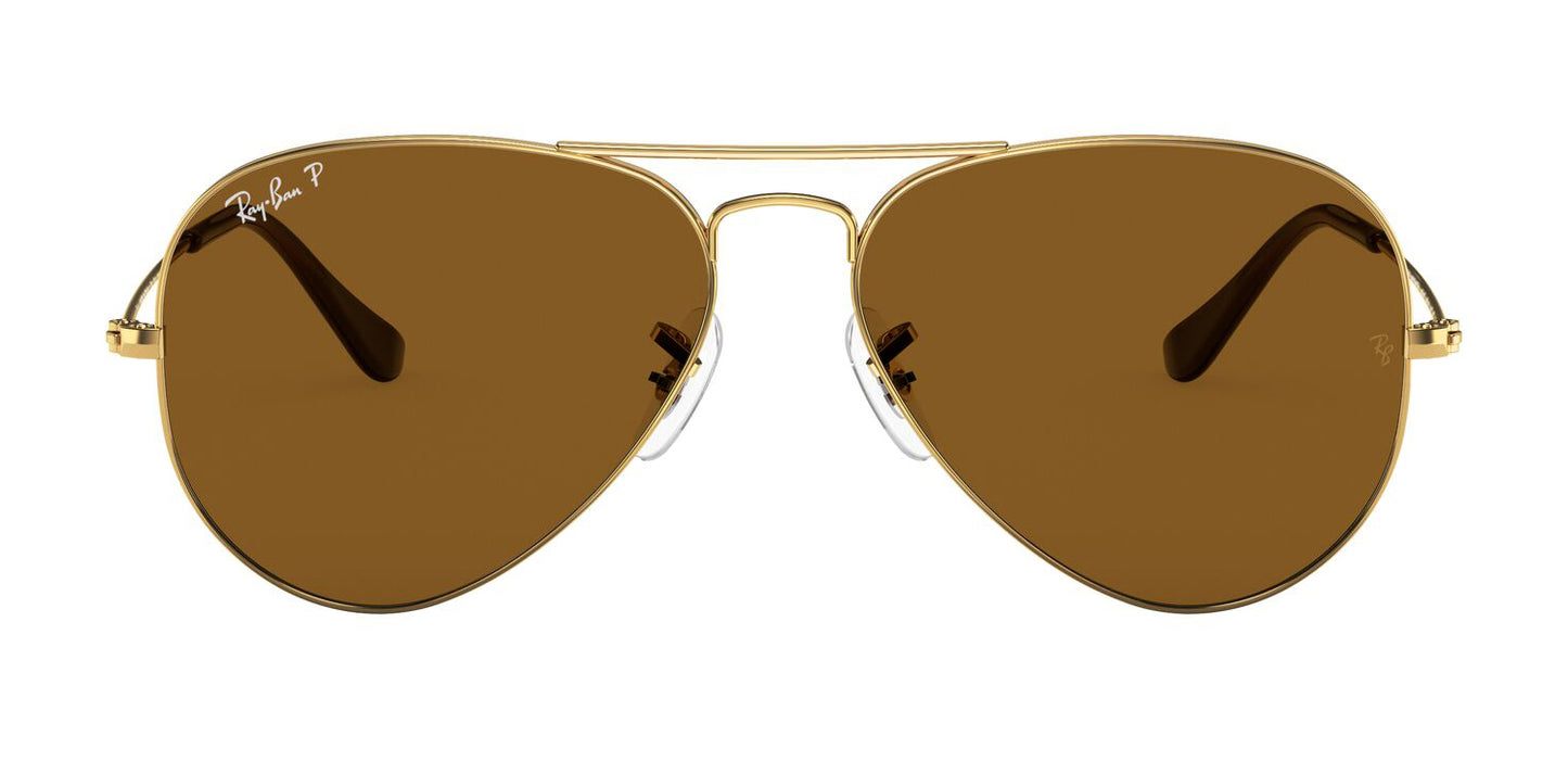 Ray-Ban Aviator 3025 Polarised Arista Gold Brown RB3025 001/57 (58)