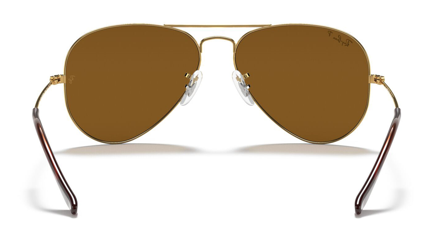Ray-Ban Aviator 3025 Polarised Arista Gold Brown RB3025 001/57 (58)