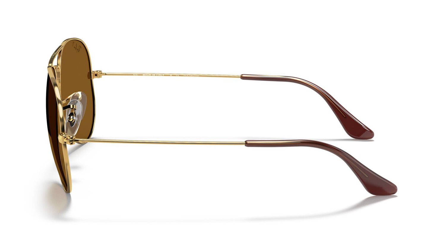 Ray-Ban Aviator 3025 Polarised Arista Gold Brown RB3025 001/57 (58)