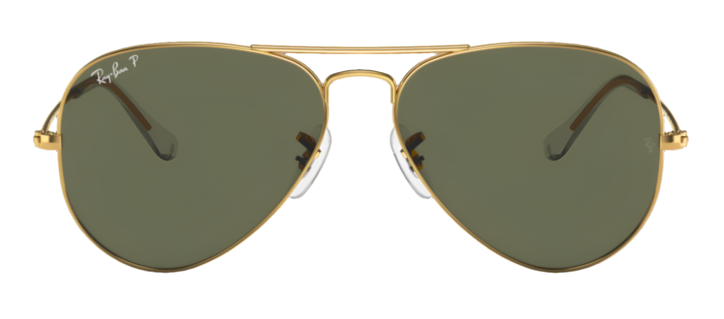 Ray-Ban Aviator 3025 (62) Polarised Arista Gold G15 Green (3025 001/58 62)