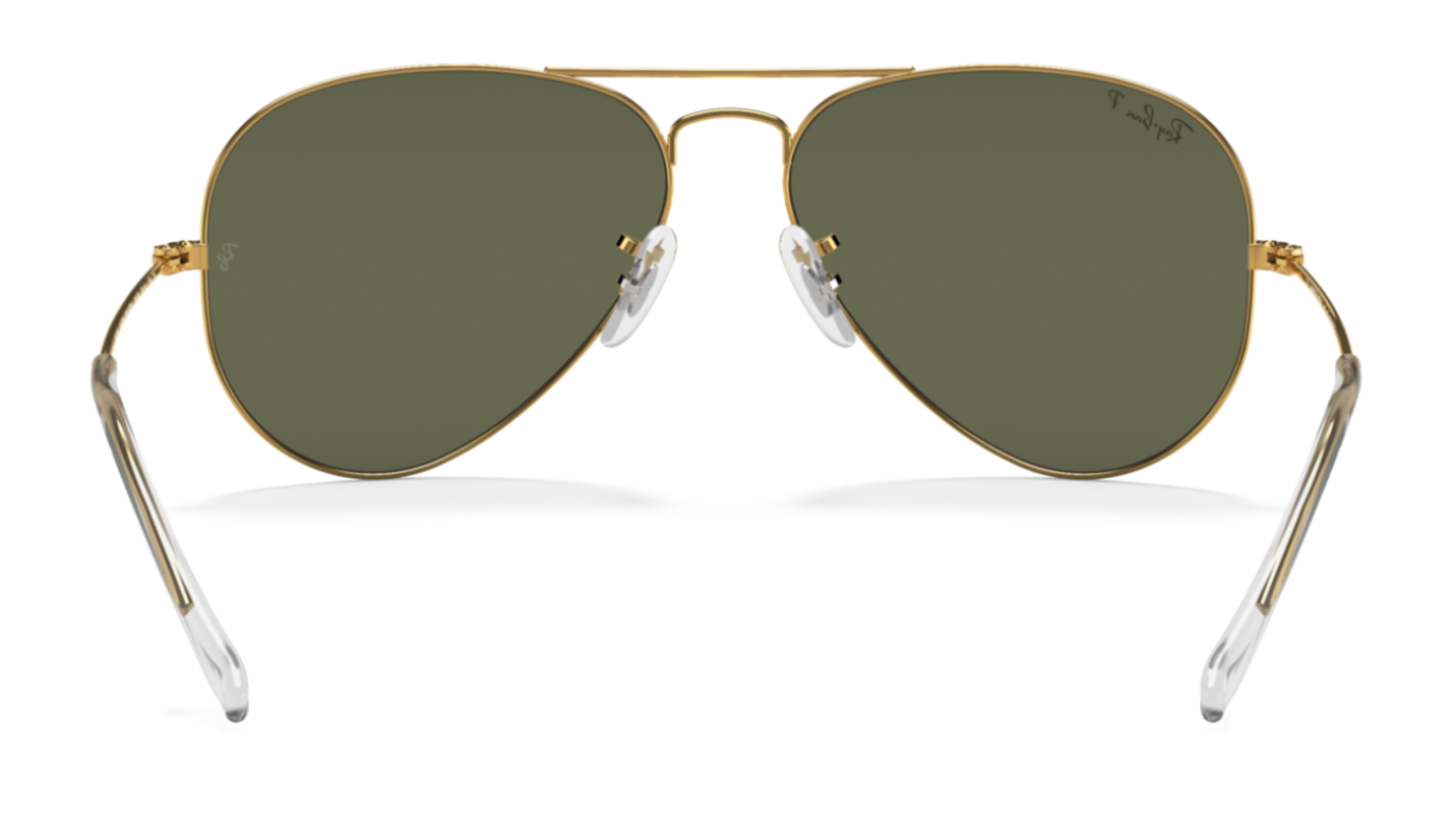Ray-Ban Aviator 3025 (62) Polarised Arista Gold G15 Green (3025 001/58 62)