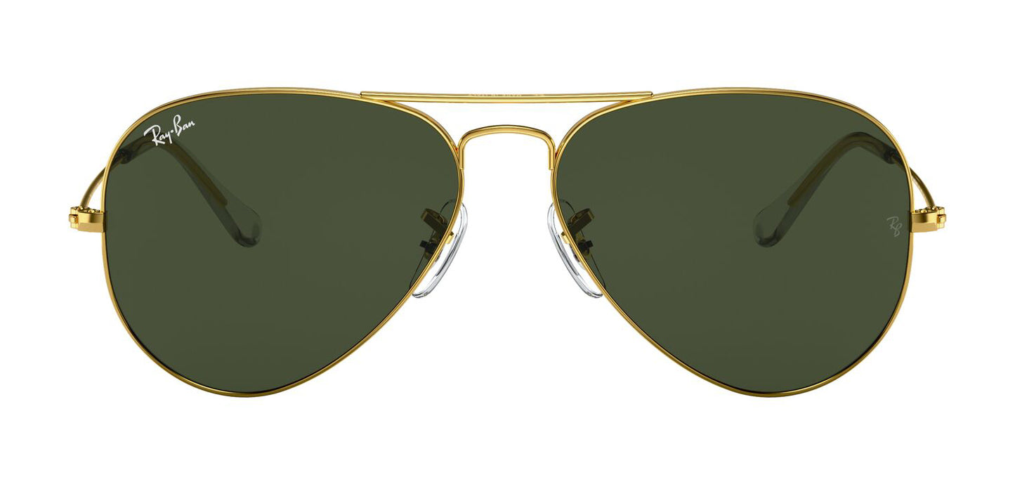 Ray-Ban 3025 Aviator Arista Gold Green G-15 RB3025 001 (62)