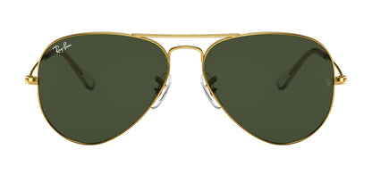 Ray-Ban 3025 Aviator Arista Gold Green G-15 RB3025 001 (62)