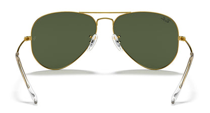 Ray-Ban 3025 Aviator Arista Gold Green G-15 RB3025 001 (62)