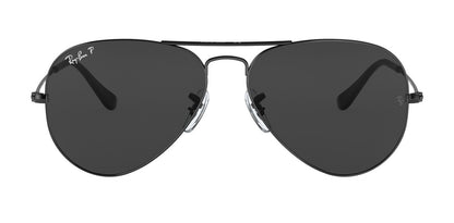 Ray-Ban Aviator 3025 Polarised Black Black RB3025 002/48 (58)