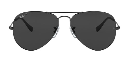 Ray-Ban 3025 Aviator Polarised Black Black RB3025 002/48 (58)