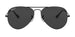 Ray-Ban Aviator 3025 Polarised Black Black RB3025 002/48 (58)