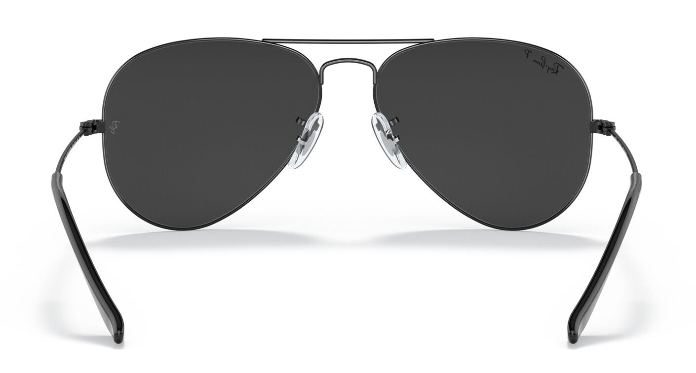 Ray-Ban Aviator 3025 Polarised Black Black RB3025 002/48 (58)