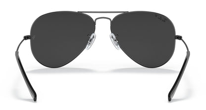 Ray-Ban Aviator 3025 Polarised Black Black RB3025 002/48 (58)
