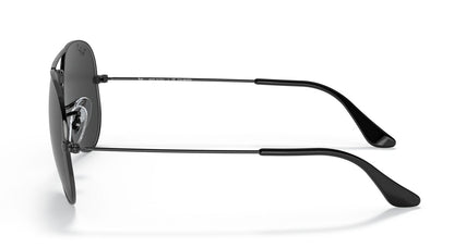 Ray-Ban Aviator 3025 Polarised Black Black RB3025 002/48 (58)