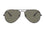 Ray-Ban Aviator 3025 (62) Polarised Black Green (3025 002/58 62)